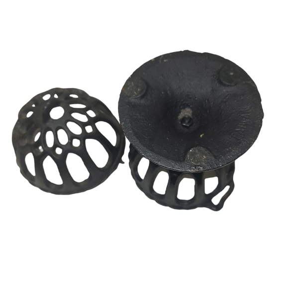 Antique Ornate Cast Iron Twine String Holder Dispenser Ball. - Picture 4 of 5